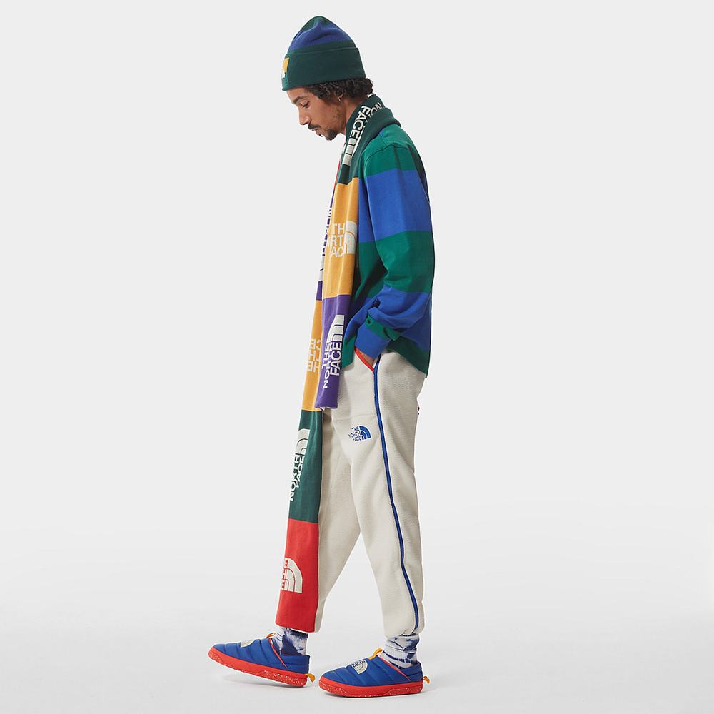 Kosele The North Face Colour Block Rugby Panske Zelene Modre | AIF-180627