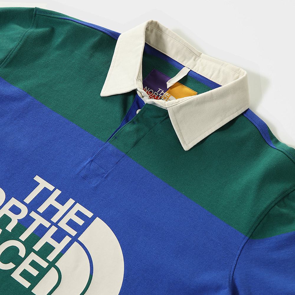 Kosele The North Face Colour Block Rugby Panske Zelene Modre | AIF-180627