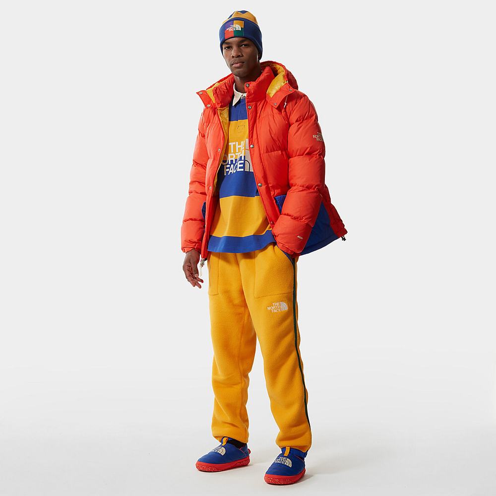 Kosele The North Face Colour Block Rugby Panske Modre Zlate | WBT-970654