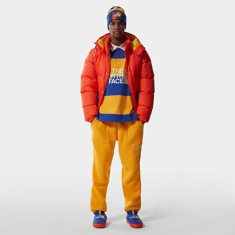 Kosele The North Face Colour Block Rugby Panske Modre Zlate | WBT-970654