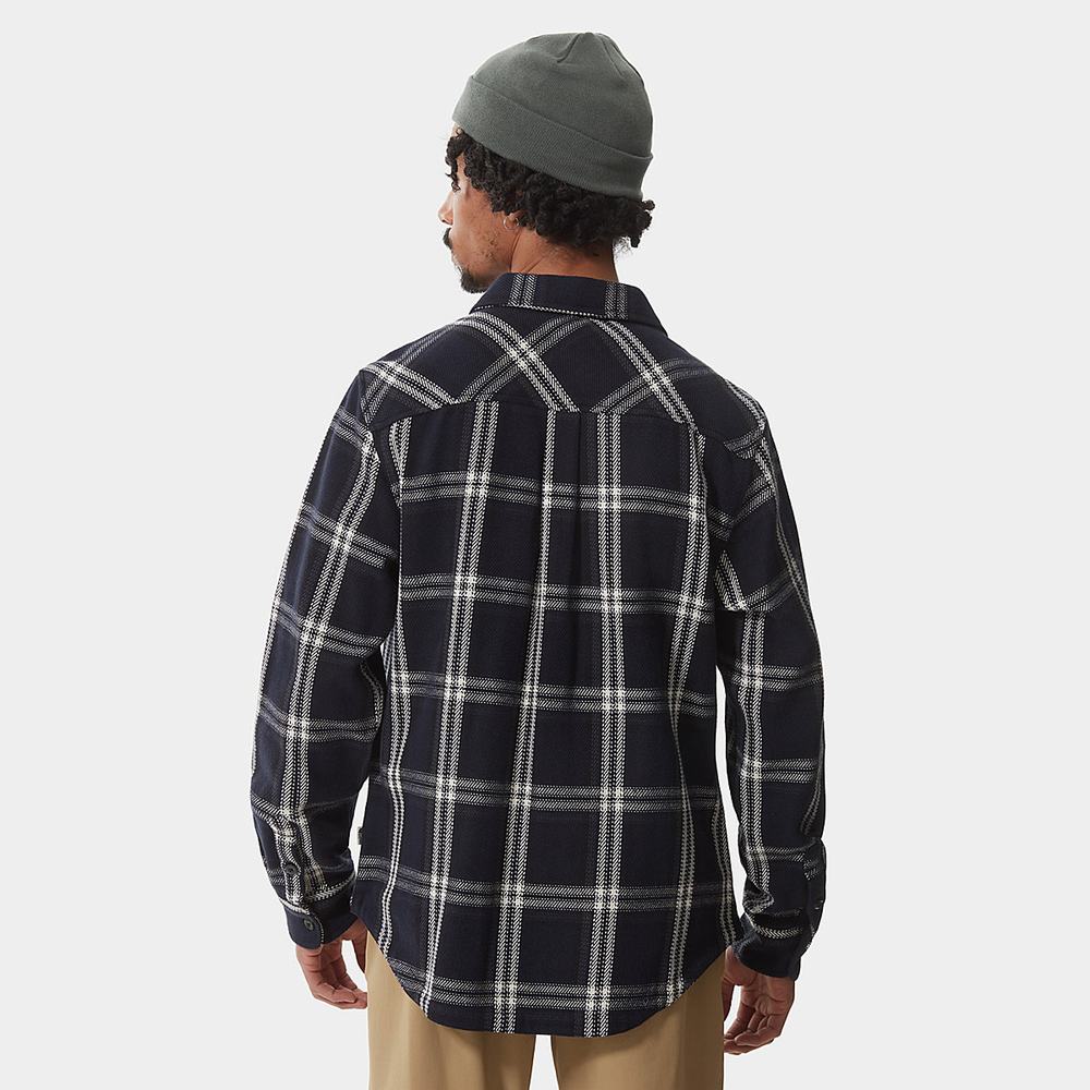Kosele The North Face Valley Twill Panske Čierne Siva | DJE-572046