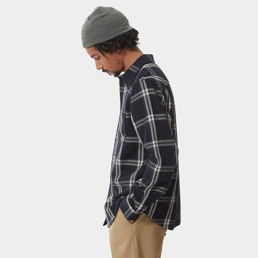 Kosele The North Face Valley Twill Panske Čierne Siva | DJE-572046