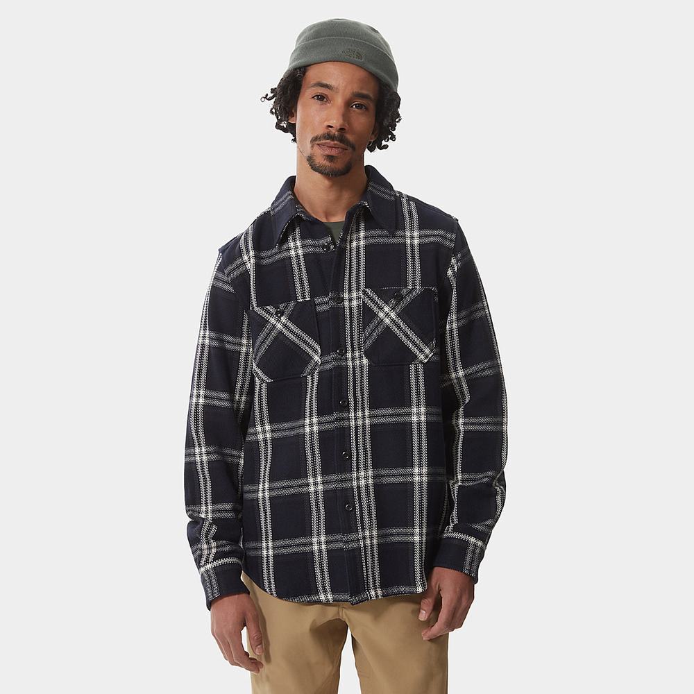 Kosele The North Face Valley Twill Panske Čierne Siva | DJE-572046