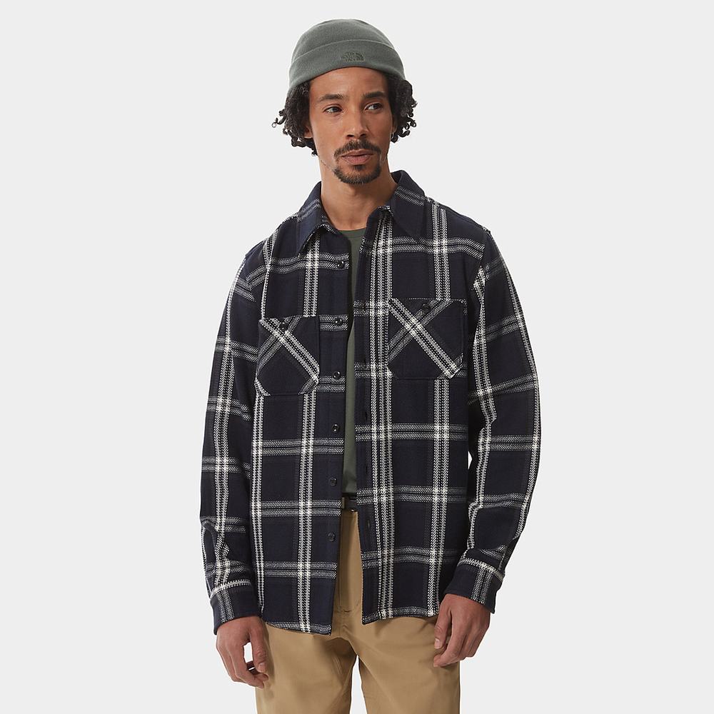 Kosele The North Face Valley Twill Panske Čierne Siva | DJE-572046