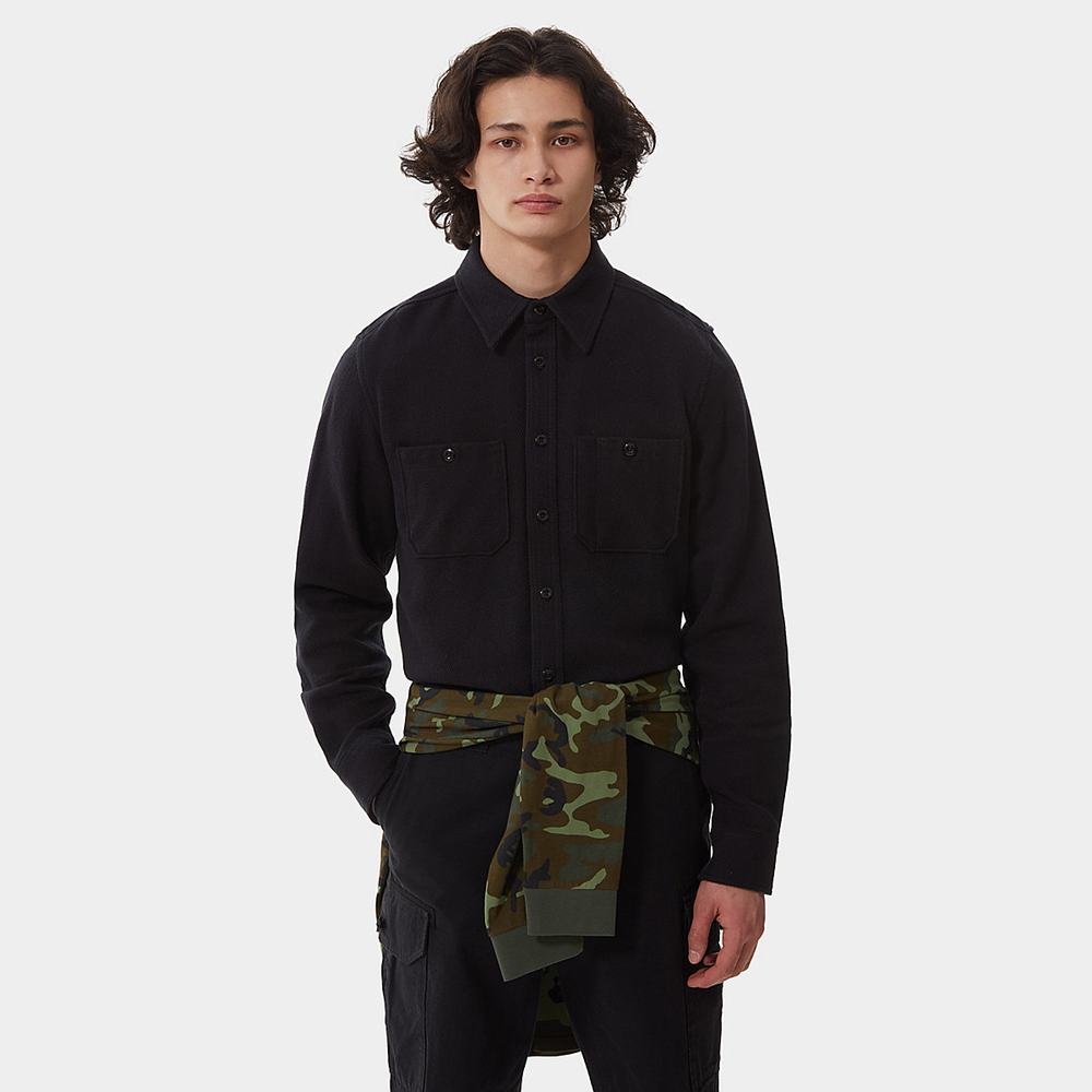 Kosele The North Face Valley Twill Panske Čierne | JOG-706952