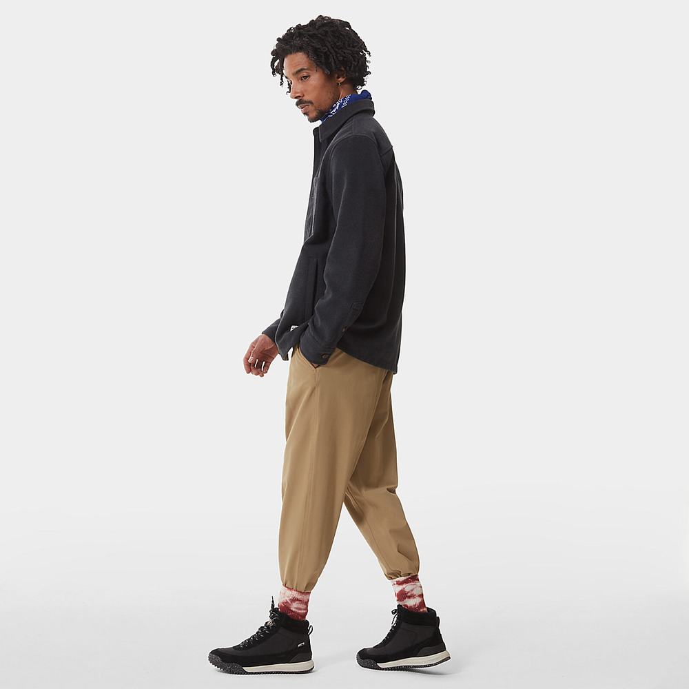 Kosele The North Face Vlna Overshirt Panske Siva Olivovo Zelená Zelene | TUZ-809157