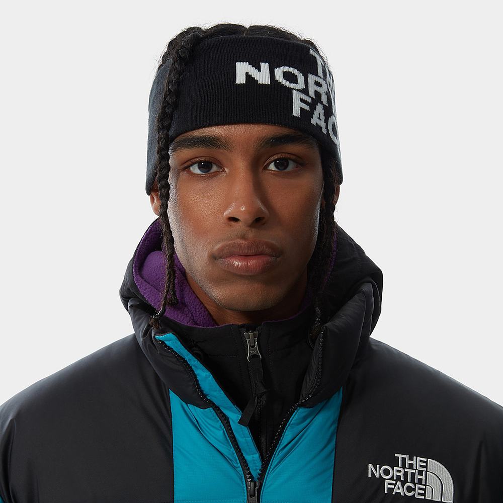 Latkove Celenky The North Face Chizzler Headband Panske Čierne Biele | QPT-847290