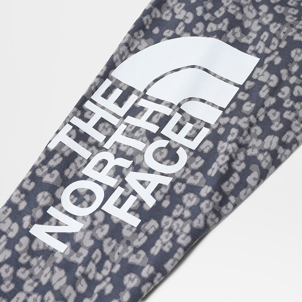 Leginy The North Face Big Logo Dievcenske Siva Leopardie | VQA-658079