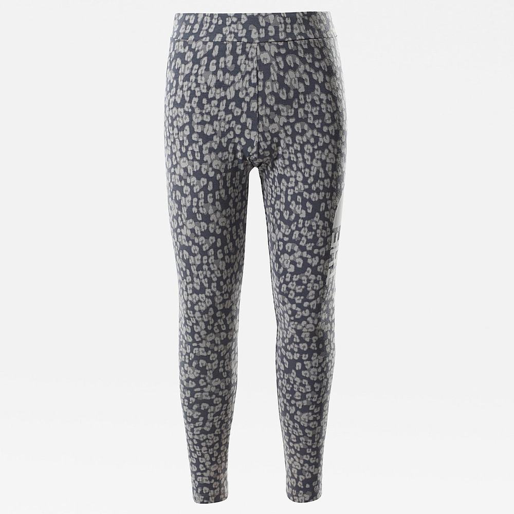 Leginy The North Face Big Logo Dievcenske Siva Leopardie | VQA-658079