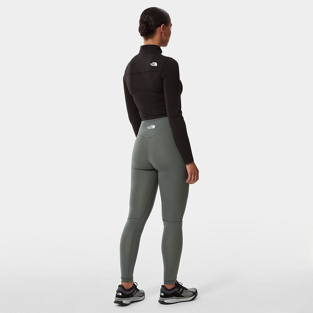 Leginy The North Face High-Waisted Damske Zelene | XMV-834069
