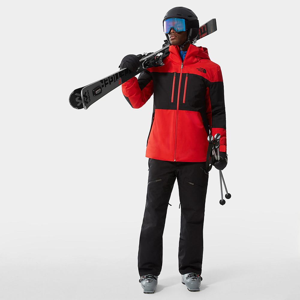 Lyžiarske Bundy The North Face Chakal Panske Červené Čierne | MQT-487659