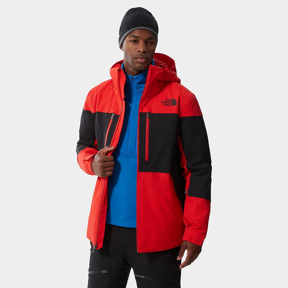 Lyžiarske Bundy The North Face Chakal Panske Červené Čierne | MQT-487659