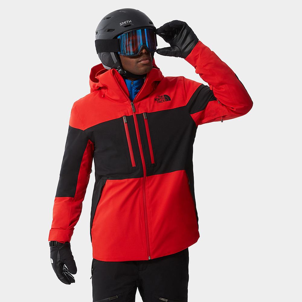 Lyžiarske Bundy The North Face Chakal Panske Červené Čierne | MQT-487659