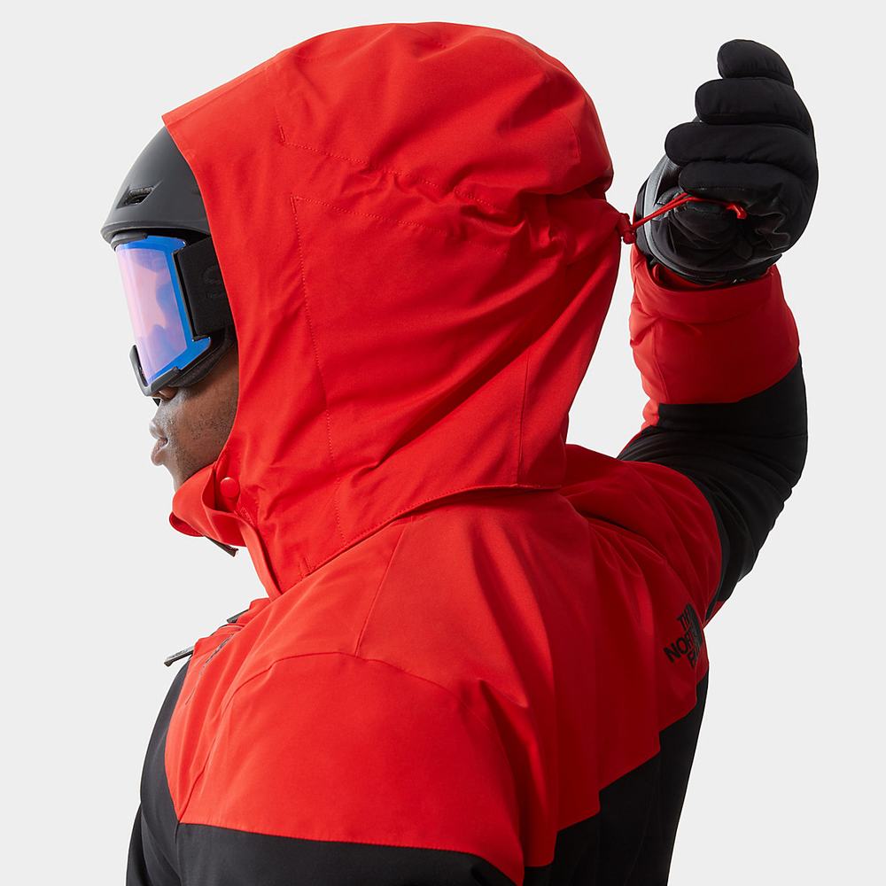 Lyžiarske Bundy The North Face Chakal Panske Červené Čierne | MQT-487659