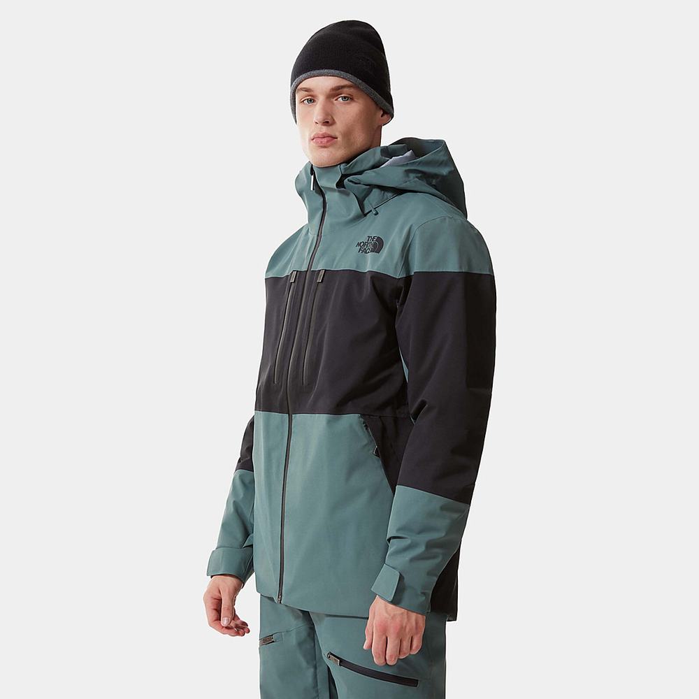 Lyžiarske Bundy The North Face Chakal Panske Zelene Čierne | MSX-314760