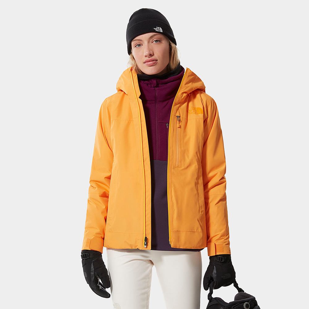 Lyžiarske Bundy The North Face Descendit Damske Žlté | CXG-583649