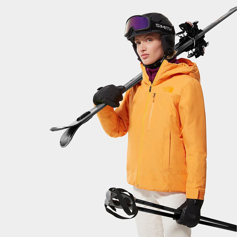 Lyžiarske Bundy The North Face Descendit Damske Žlté | CXG-583649