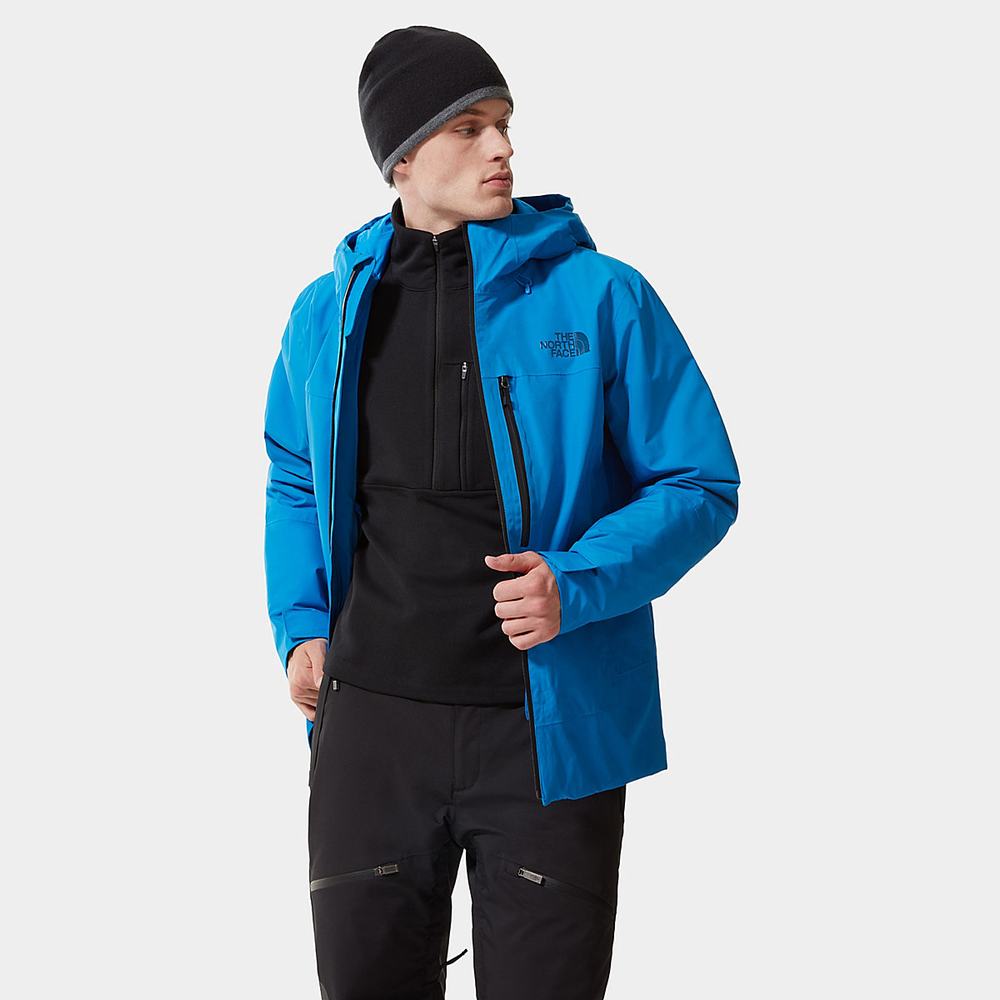 Lyžiarske Bundy The North Face Descendit Panske Modre | SMH-569304