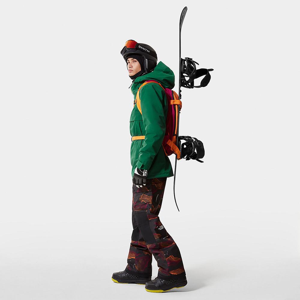 Lyžiarske Bundy The North Face Silvani Anorak Panske Zelene | ATQ-375601