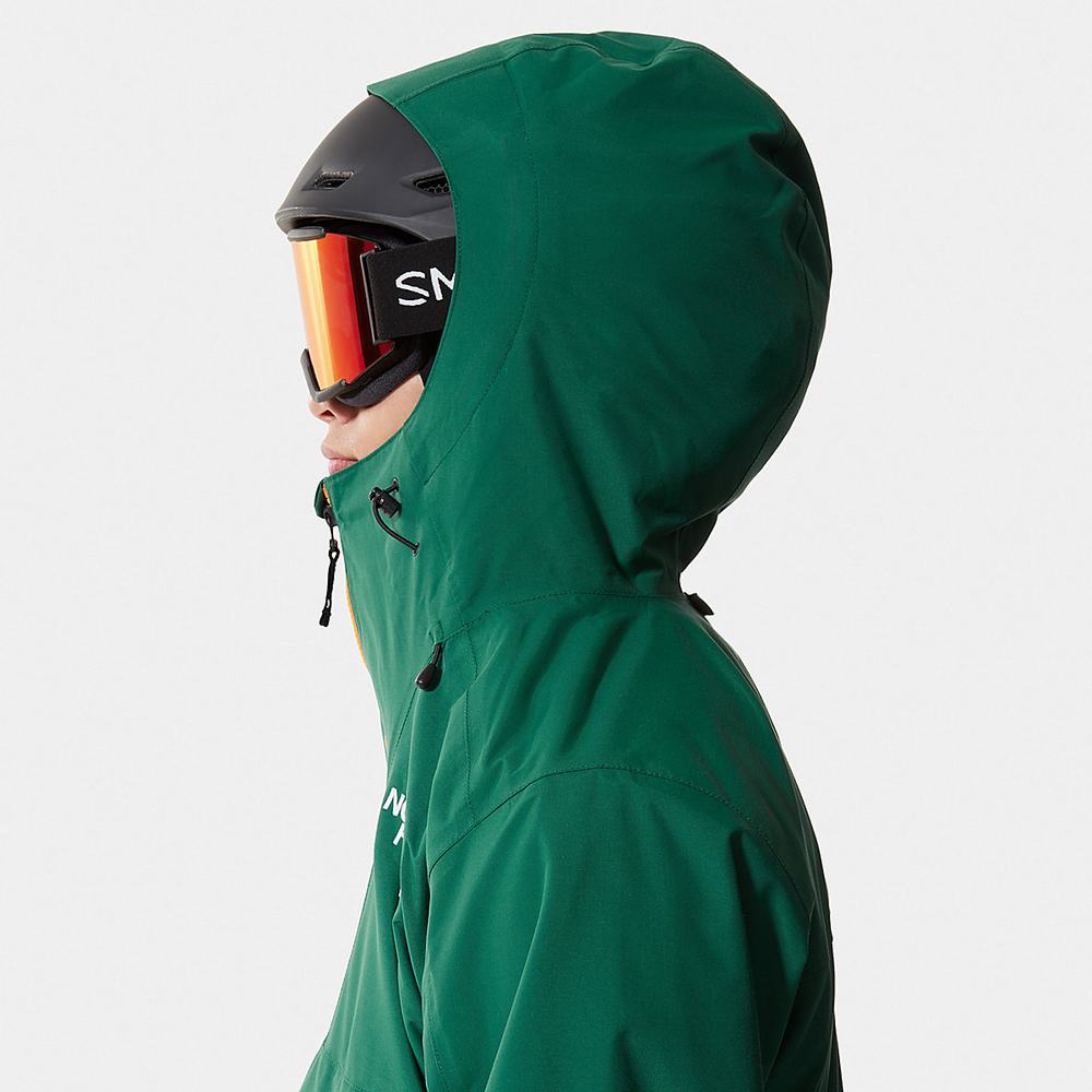 Lyžiarske Bundy The North Face Silvani Anorak Panske Zelene | ATQ-375601