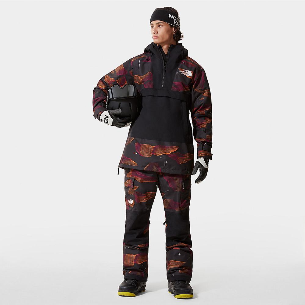Lyžiarske Bundy The North Face Silvani Anorak Panske Čierne | PIN-968024