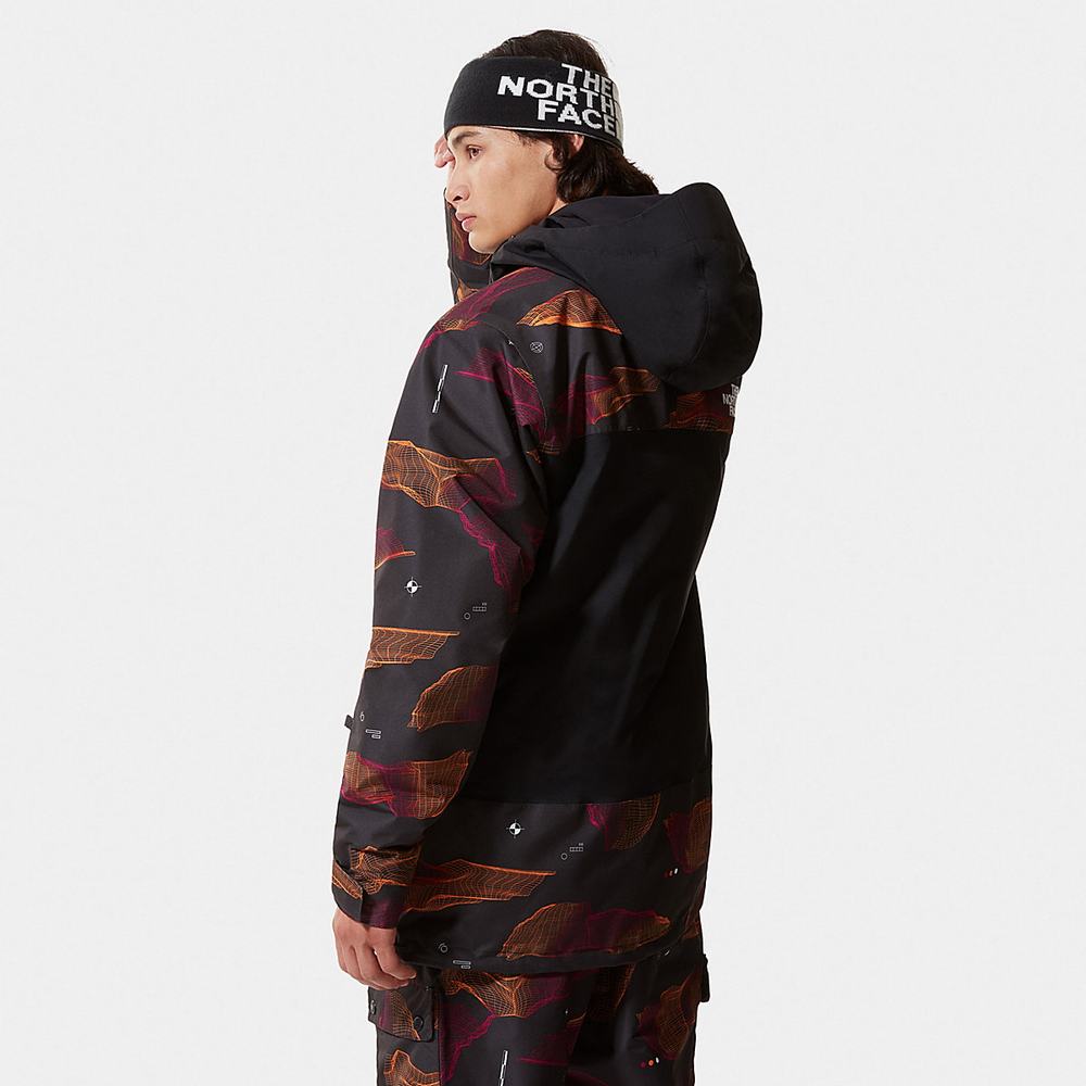 Lyžiarske Bundy The North Face Silvani Anorak Panske Čierne | PIN-968024