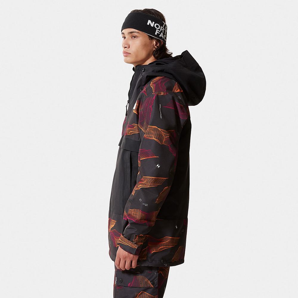 Lyžiarske Bundy The North Face Silvani Anorak Panske Čierne | PIN-968024