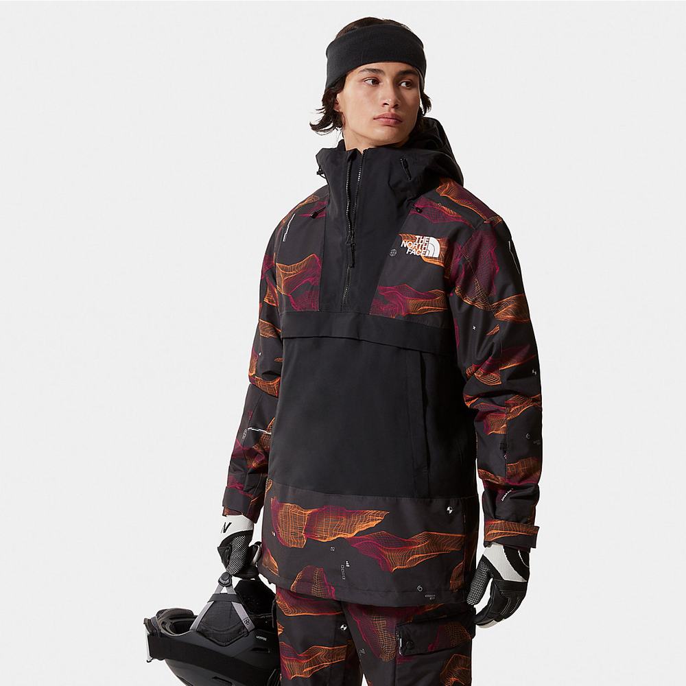 Lyžiarske Bundy The North Face Silvani Anorak Panske Čierne | PIN-968024
