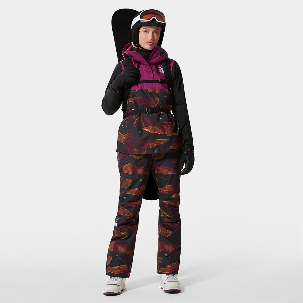 Lyžiarske Bundy The North Face Tanager Fanorak Damske Ruzove Čierne | PXI-926037