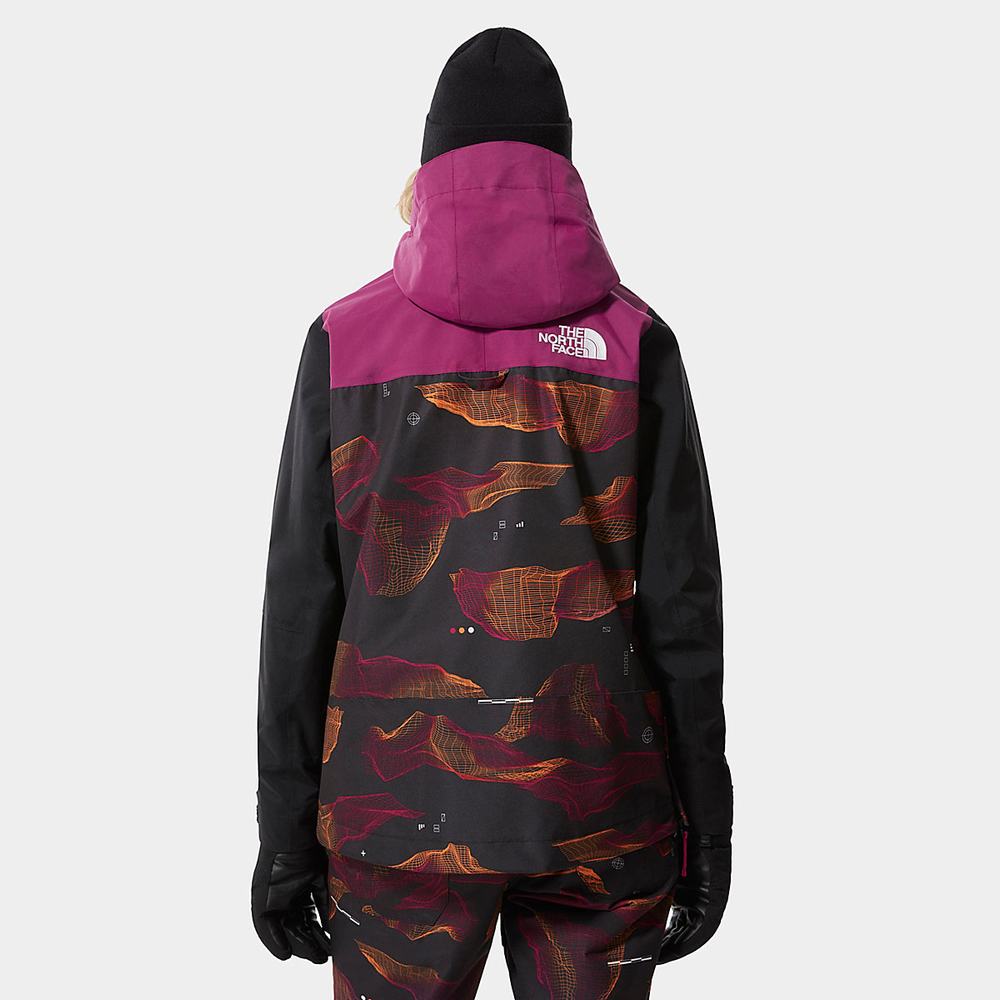 Lyžiarske Bundy The North Face Tanager Fanorak Damske Ruzove Čierne | PXI-926037