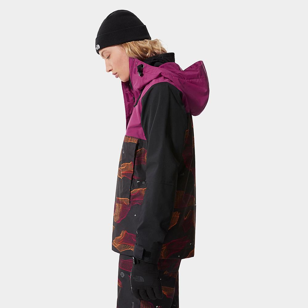 Lyžiarske Bundy The North Face Tanager Fanorak Damske Ruzove Čierne | PXI-926037