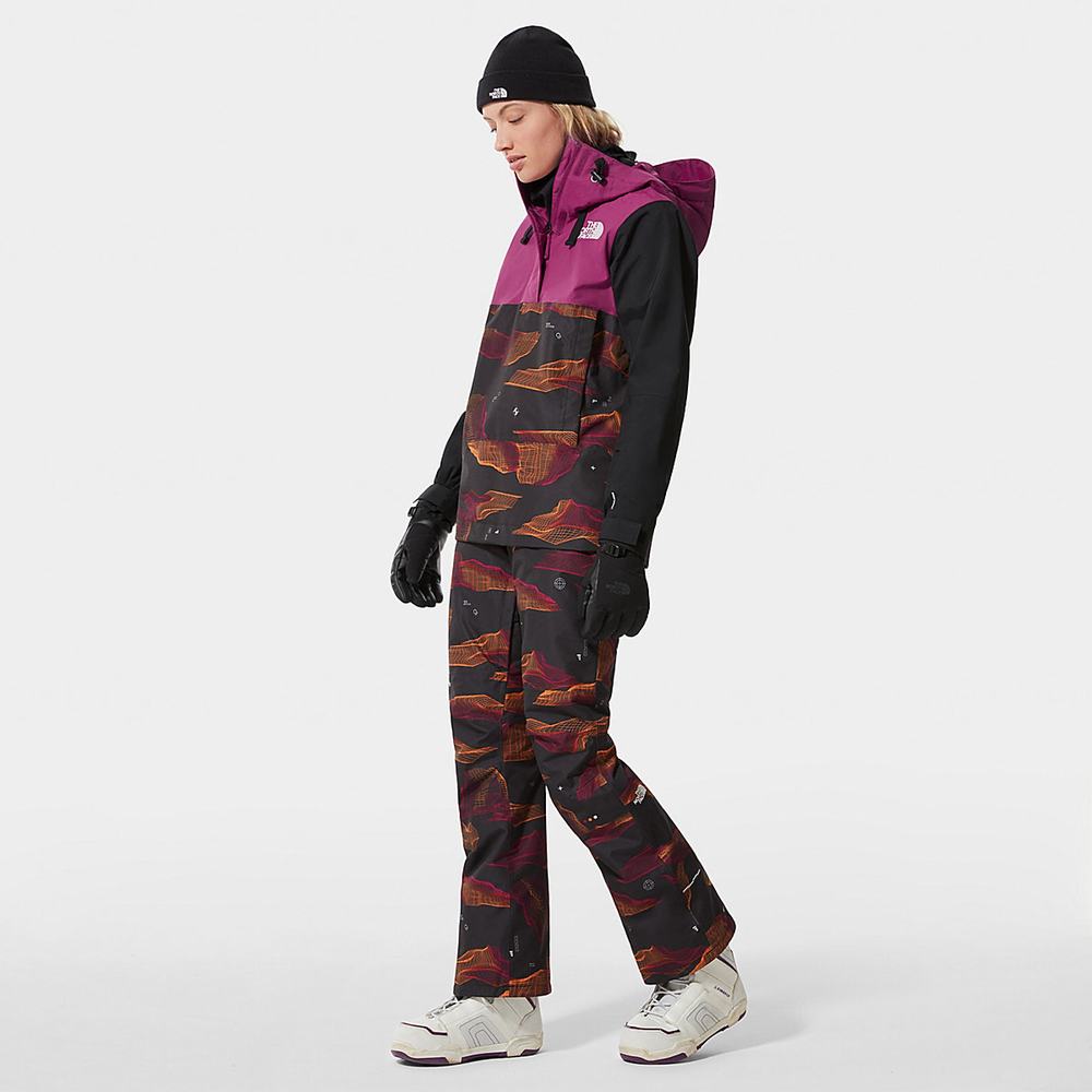 Lyžiarske Bundy The North Face Tanager Fanorak Damske Ruzove Čierne | PXI-926037