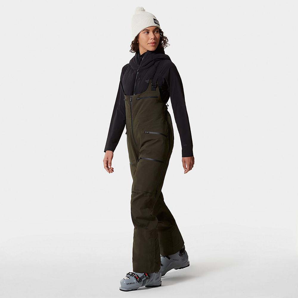 Lyžiarske Nohavice The North Face A-CAD FUTURELIGHT™ Bib Damske Zelene | CSX-138769