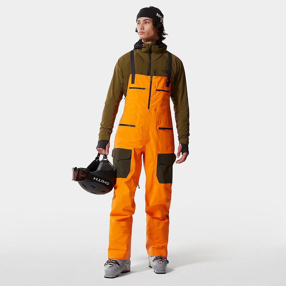 Lyžiarske Nohavice The North Face A-CAD FUTURELIGHT™ Bib Panske Žlté | TBG-281450