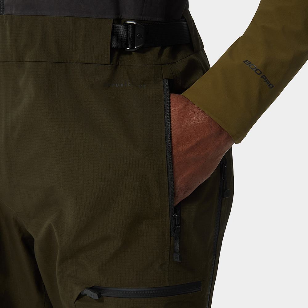Lyžiarske Nohavice The North Face BRIGANDINE FUTURELIGHT™ BIB Panske Zelene | EHP-042518