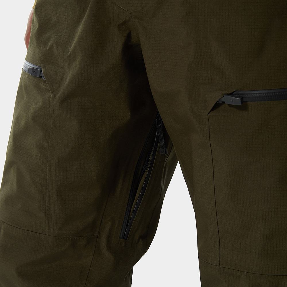Lyžiarske Nohavice The North Face BRIGANDINE FUTURELIGHT™ BIB Panske Zelene | EHP-042518