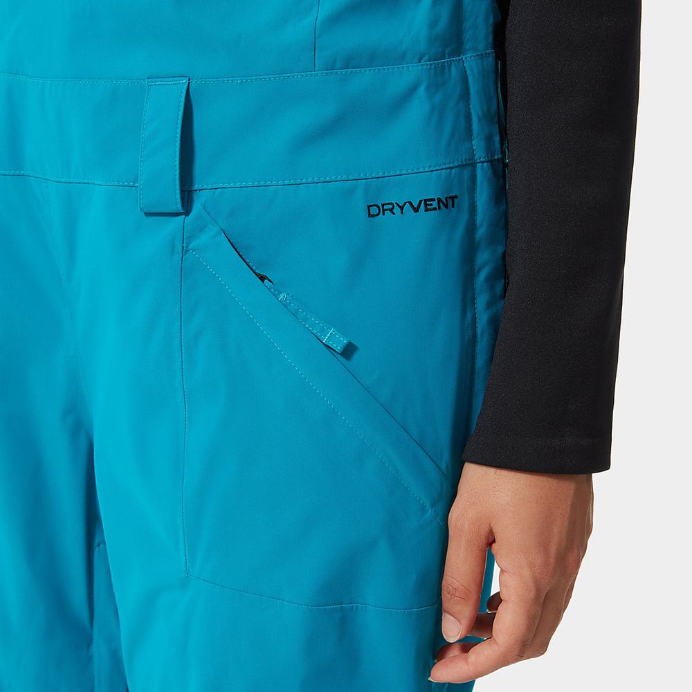 Lyžiarske Nohavice The North Face Freedom Bib Damske Modre | ITP-419573