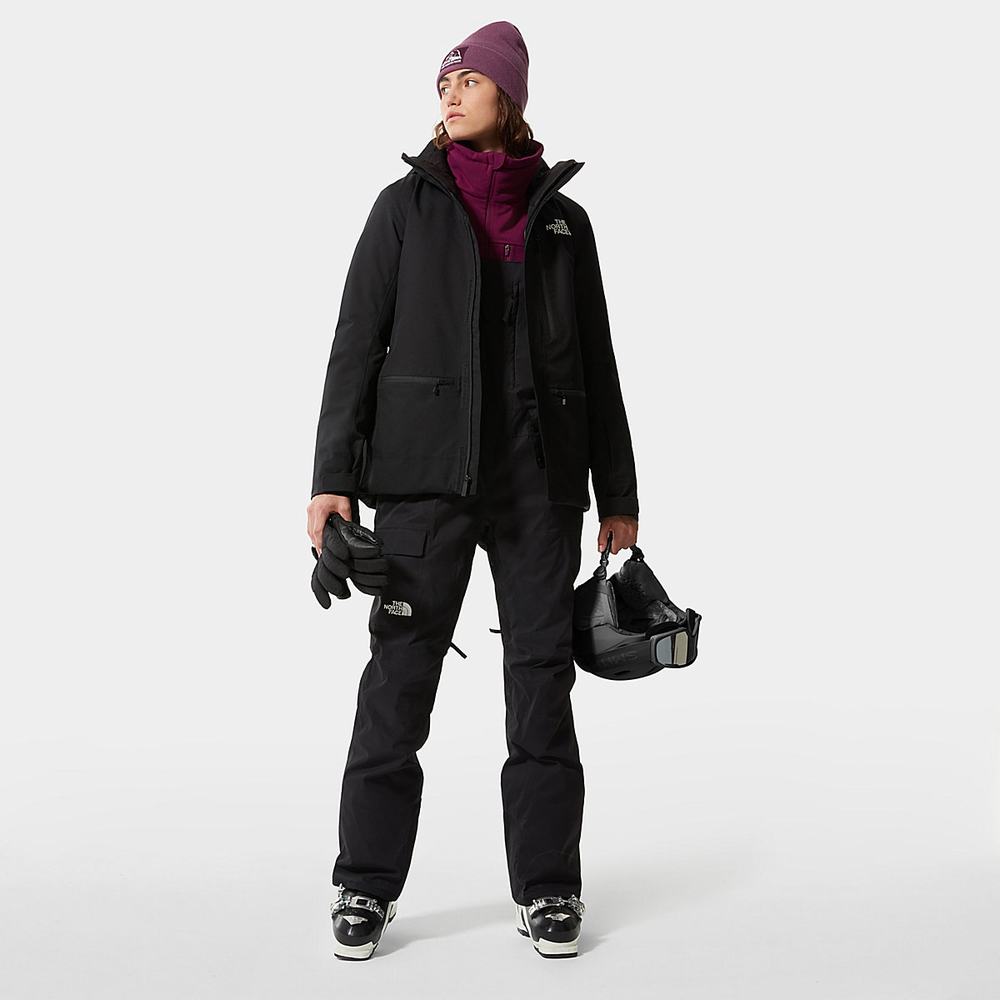Lyžiarske Nohavice The North Face Freedom Bib Damske Čierne | OIZ-657890