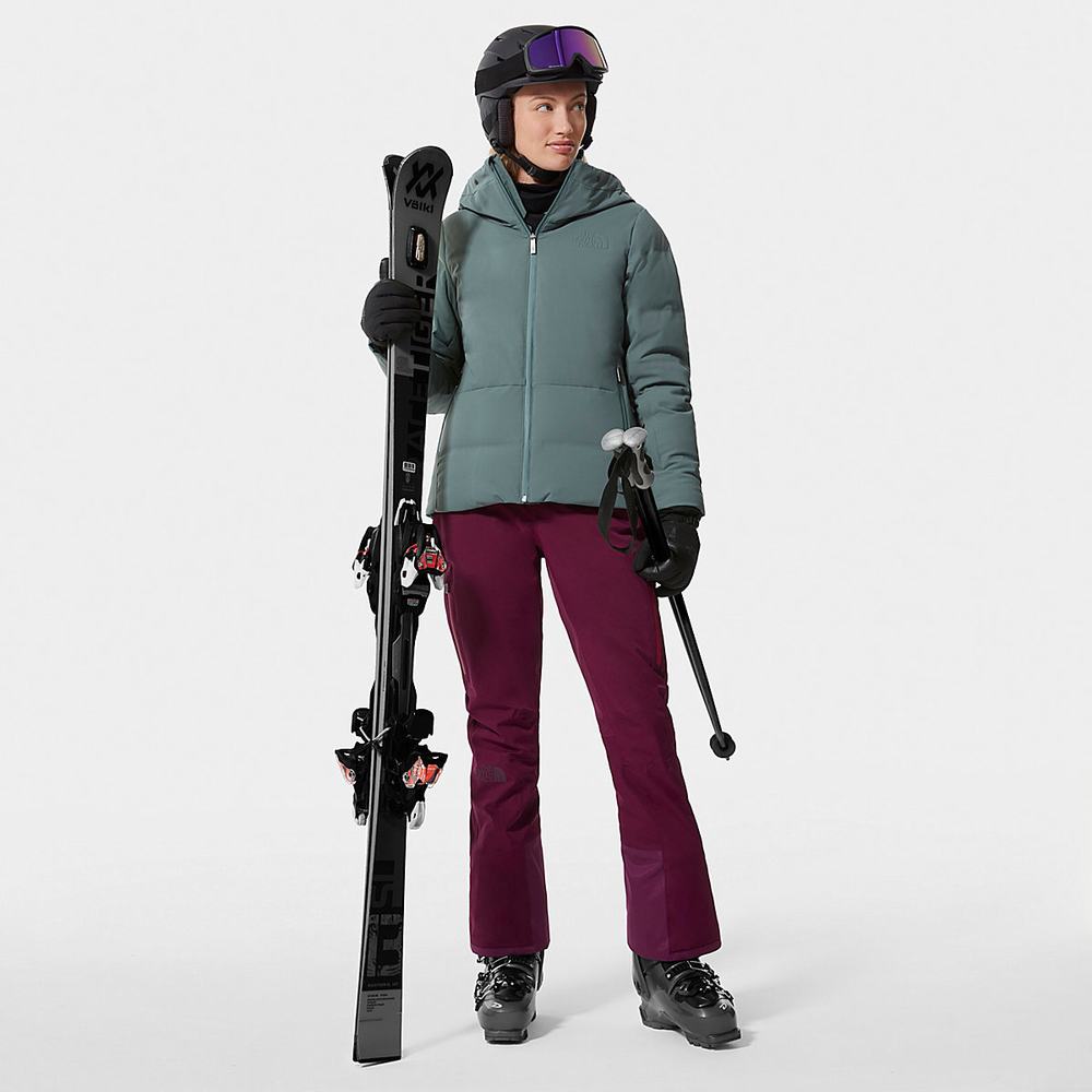 Lyžiarske Nohavice The North Face Lenado Damske Nachový | SER-312869
