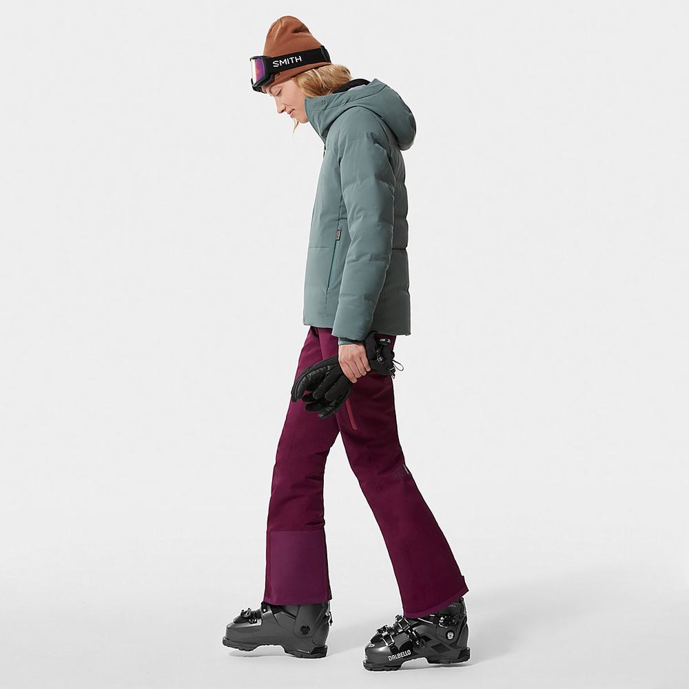 Lyžiarske Nohavice The North Face Lenado Damske Nachový | SER-312869