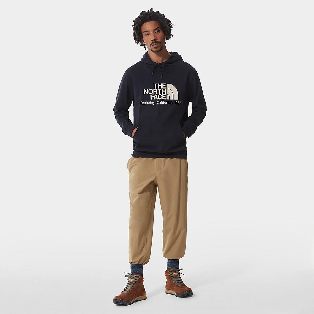 Mikiny S Kapucňou The North Face Berkeley California Panske Námornícka Modrá | BUP-312690