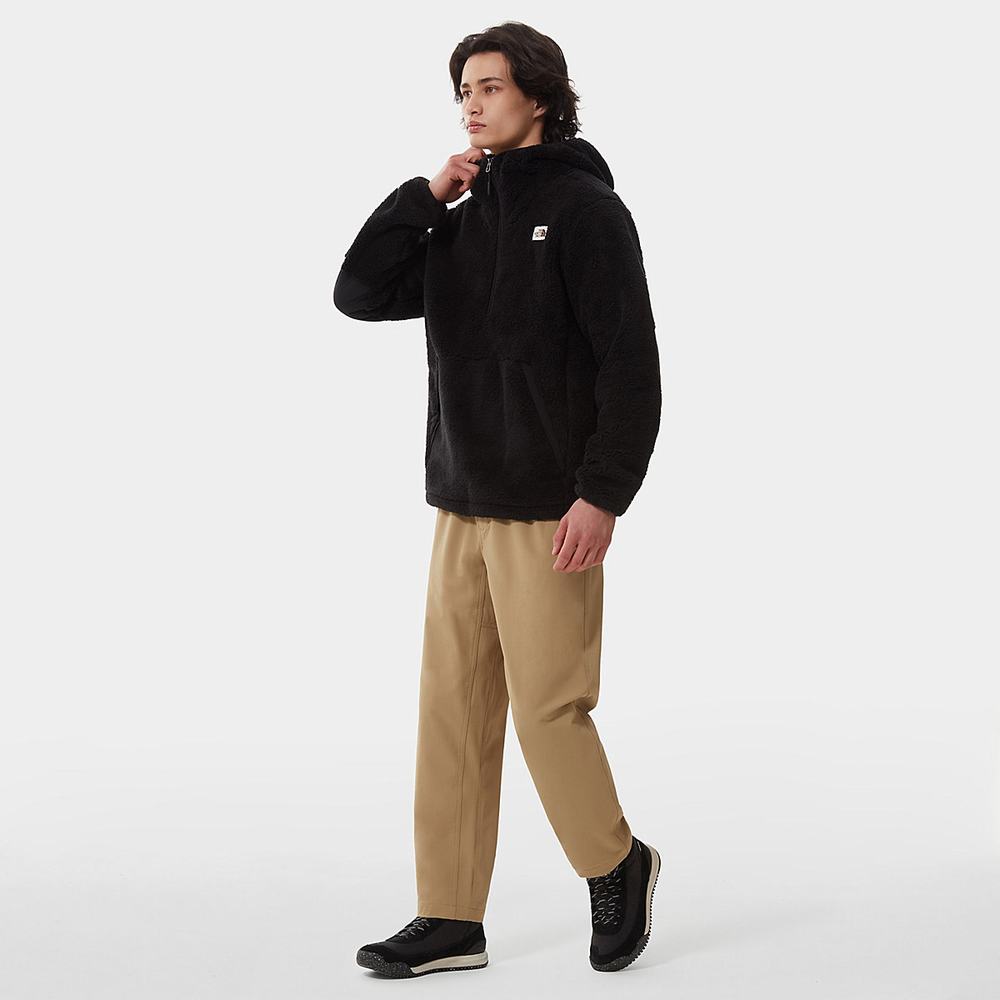 Mikiny S Kapucňou The North Face Campshire Panske Čierne | EWA-602873