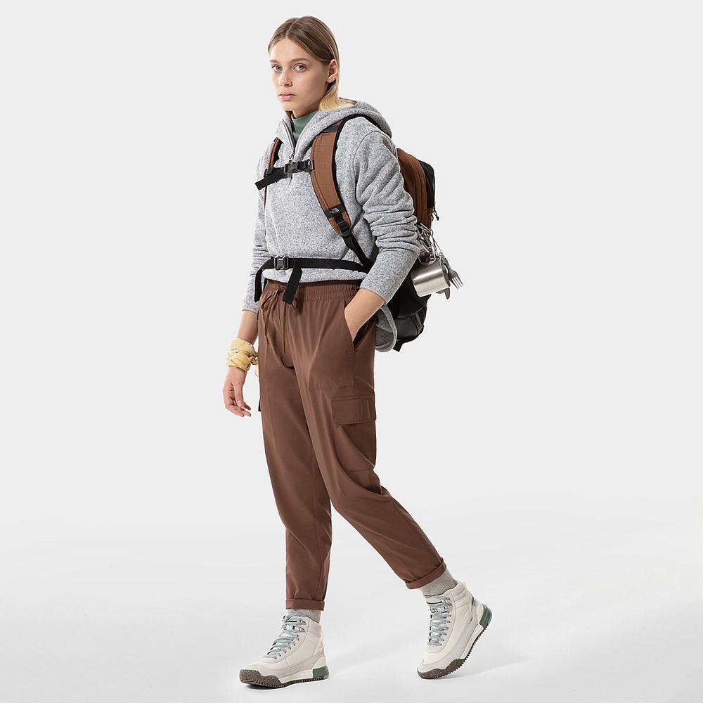 Mikiny S Kapucňou The North Face Crescent Damske Svetlo Siva | YVU-259381
