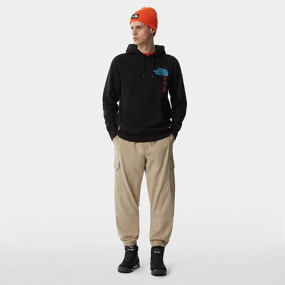 Mikiny S Kapucňou The North Face EXPEDITION GRAPHIC Panske Čierne | CBN-381256