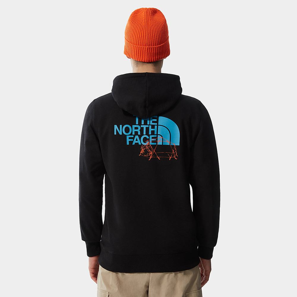 Mikiny S Kapucňou The North Face EXPEDITION GRAPHIC Panske Čierne | CBN-381256