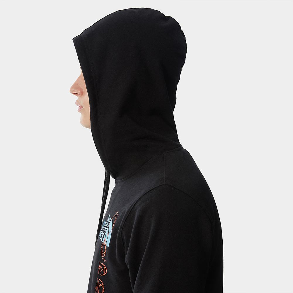 Mikiny S Kapucňou The North Face EXPEDITION GRAPHIC Panske Čierne | CBN-381256