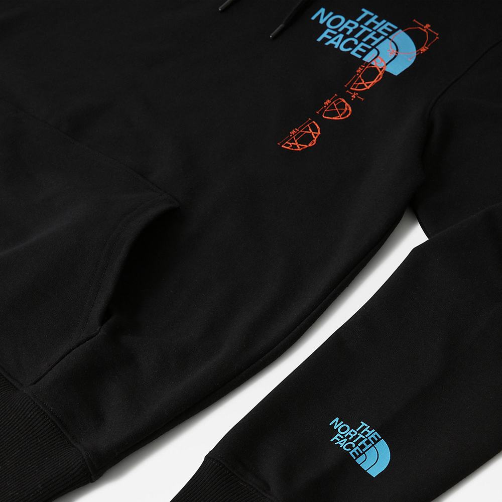 Mikiny S Kapucňou The North Face EXPEDITION GRAPHIC Panske Čierne | CBN-381256