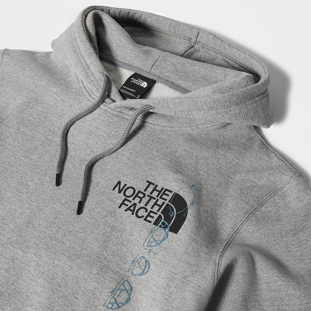 Mikiny S Kapucňou The North Face EXPEDITION GRAPHIC Panske Siva | UCP-017698