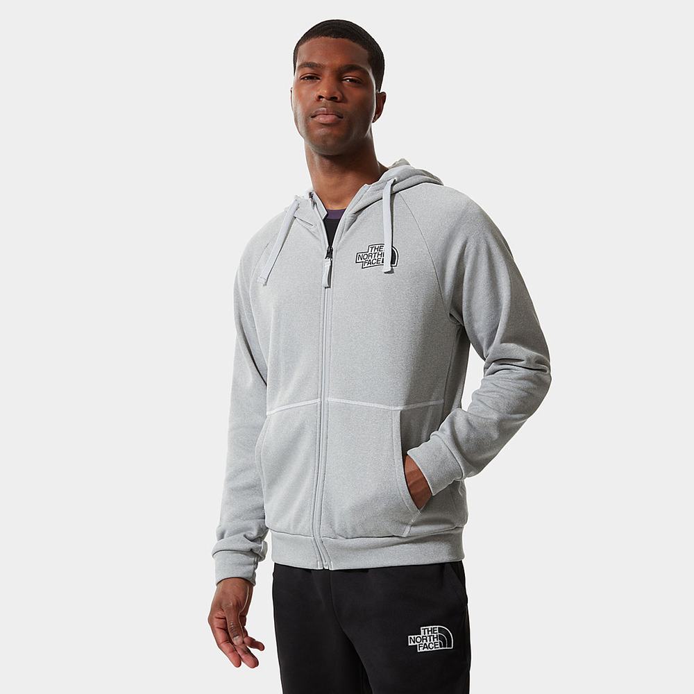 Mikiny S Kapucňou The North Face Exploration Zip-Up  Panske Svetlo Siva | YQT-257306