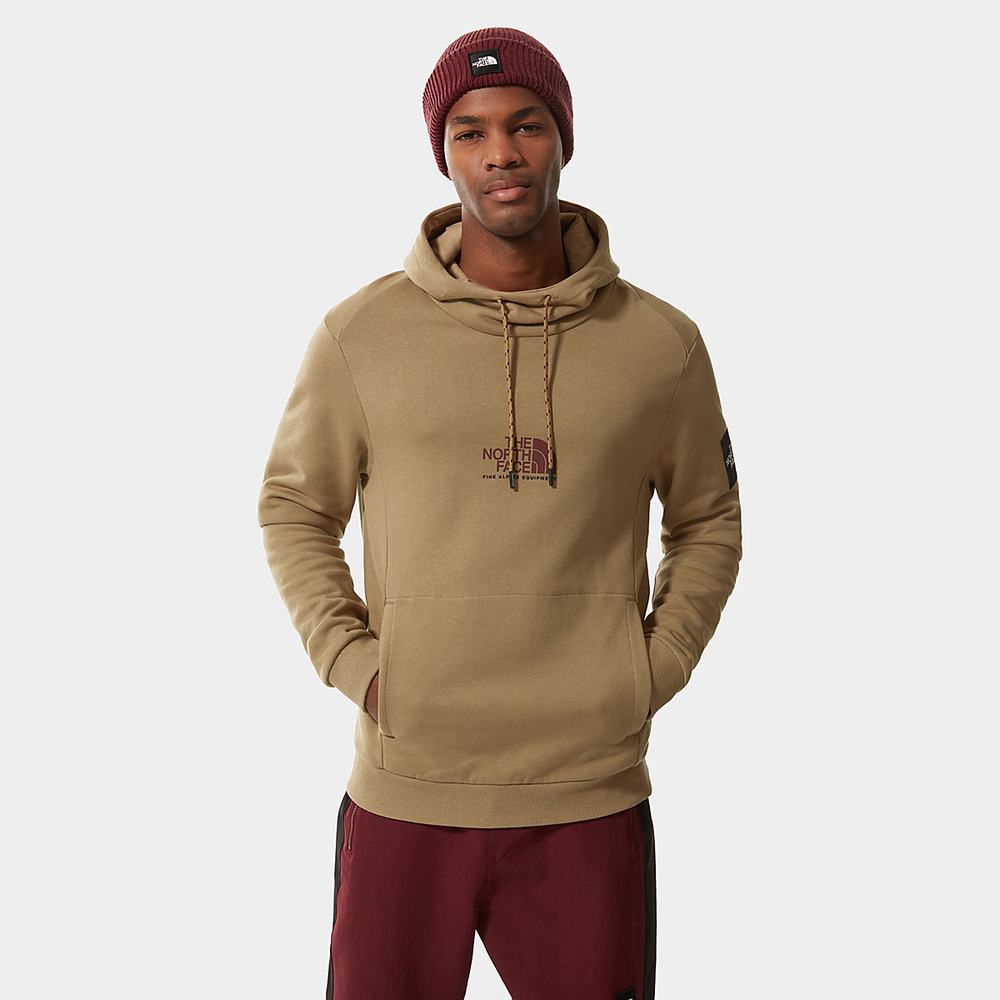 Mikiny S Kapucňou The North Face Fine Alpine Panske Hnede | RKY-384975